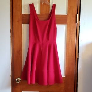 Lulu's red skater skirt dress
